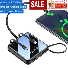 Image of Portable Power 20000mAh Bank 2 USB LED External Battery Pack Fast Charging Mini