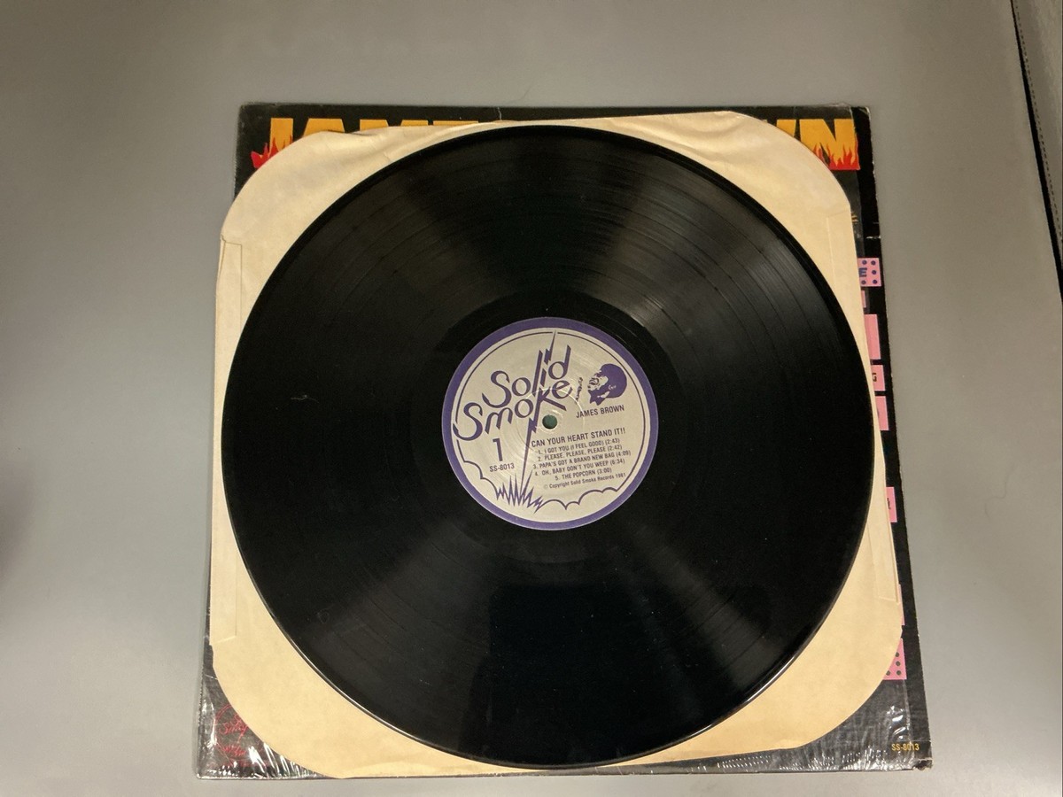 JAMES BROWN CAN YOUR HEART STAND IT 1981 LP COMPILATION of SOUL