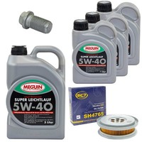 MotoröL Filter Set SAE 5W-40 Meguin 8 Liter + Schraube FüR Mercedes G-Klasse