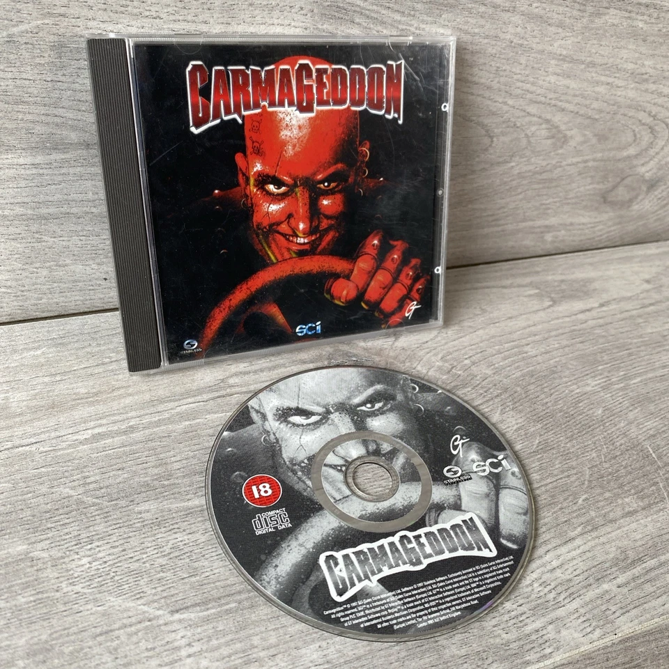 Carmageddon PC CD-ROM Vintage Game Jewel Case SCi 18 PAL UK GT Interactive 1997 - Image 2 of 4