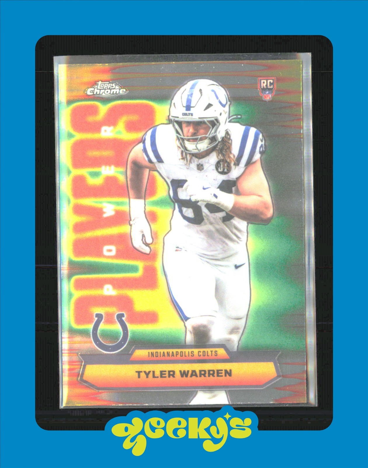 Tyler Warren Topps Chrome Power Players #35 Base