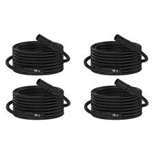 XLR Cables XLR Microphone Cable 10ft 4 Pack Gold-Plated 3-pin XLR Speaker Cab...