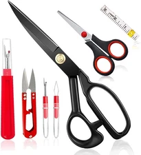 ✅ 9" Heavy Duty Fabric Scissors Tailor Sewing Shears for Cloth Leather Craft