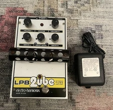 Electro-Harmonix LPB 2UBE Tube Preamp Guitar Pedal With Power Supply Working EHX