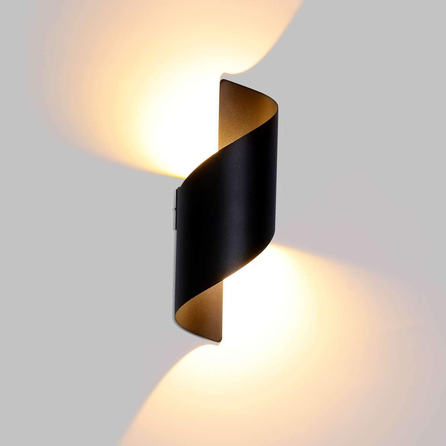 Applique Esterno Lampada Parete 12W IP65 Impermeabile Luce Sicurezza Giardino