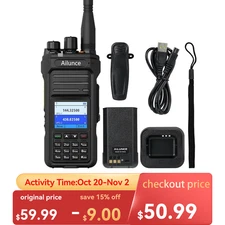 Ailunce HA1UV Handheld Ham Radio Transceiver Dual Band NOAA Walkie Talkie USB-C