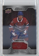 2023-24 Engrained Rookies Mahogany Premium Memorabilia /15 Sean Farrell Auto 1q2