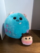 Squishmallows Disney Pixar Monster's Inc Sully And Boo