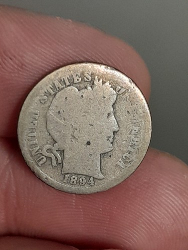 1894- O BARBER DIME