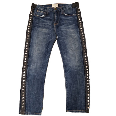 Marni Sideline Current Elliot Studs Denim Pants Jeans 29 x26 DEFECT SEE