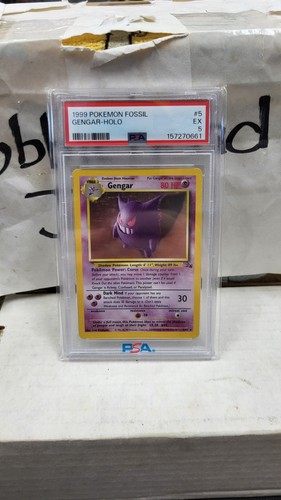 Gengar (Unlimited) graded PSA 5 for sale on eBay