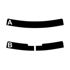 Fascia Parasole Oscurante Pretagliata per Subaru Ascent 5 porte 2018-... 5%-50%