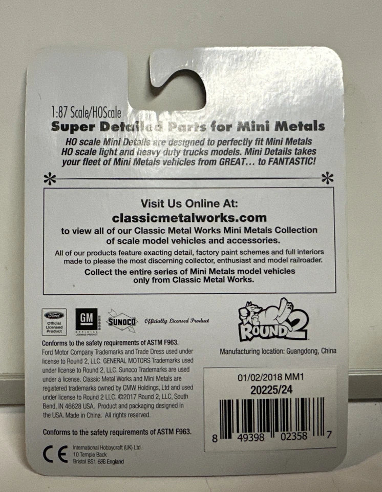 Mini Details HO Scale Sunoco 55 Gallon Drums #20225 - Image 4 of 4