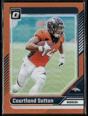 2024 Donruss Optic #59 Courtland Sutton Orange #/249
