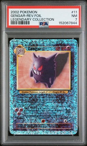 2002 Pokemon Gengar Reverse Holo Legendary Collection #11 PSA 7 NM NEW CERT