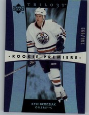 2005-06 Upper Deck Trilogy #256 Kyle Brodziak RC 999 (ref 162770)