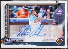 2025 Topps Pro Debut - Base Autographs Baseball Ethan Anderson #PD-68 NM