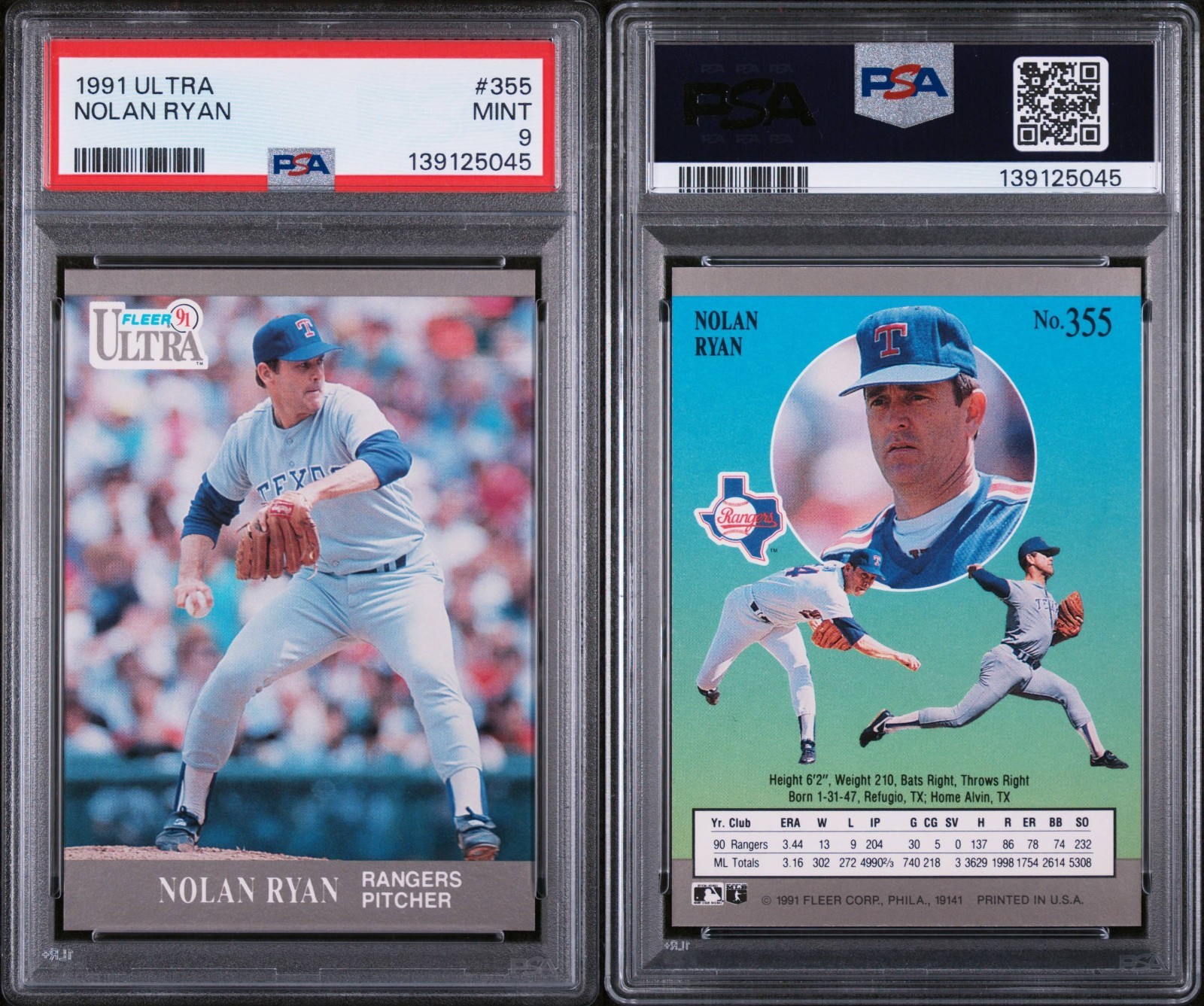 Fleer Nolan Ryan front