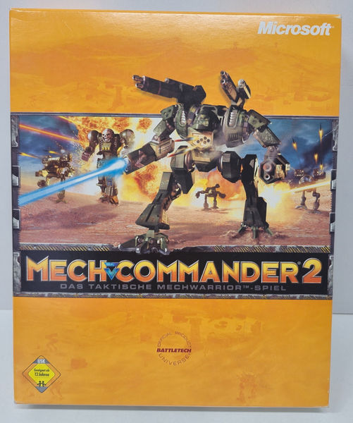 Mech Commander 2 - Das Taktische Mechwarrior Spiel - Pc CD-ROM Big Box (Ovp)-image