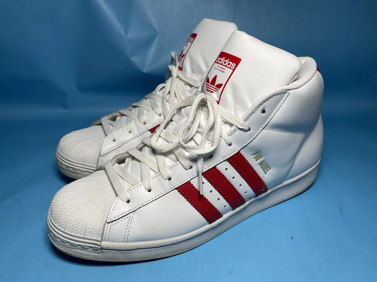 adidas Pro Model White Scarlet for Sale | Authenticity Guaranteed