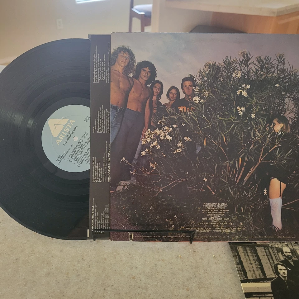 Mr. Big - Photographic Smile(Vinyl LP), 1976 Arista Cool Custom Numbered Cover - Image 2 of 2