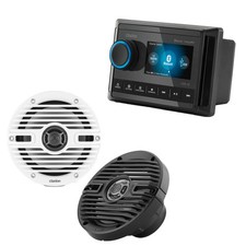 Clarion CMM-30 Marine Source Unit with Full-Color LCD Display with CMS-651-CW...