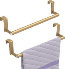 Over the Door Towel Rack, Kitchen Towel Holder Over Cabinet Door Towel Bar St...