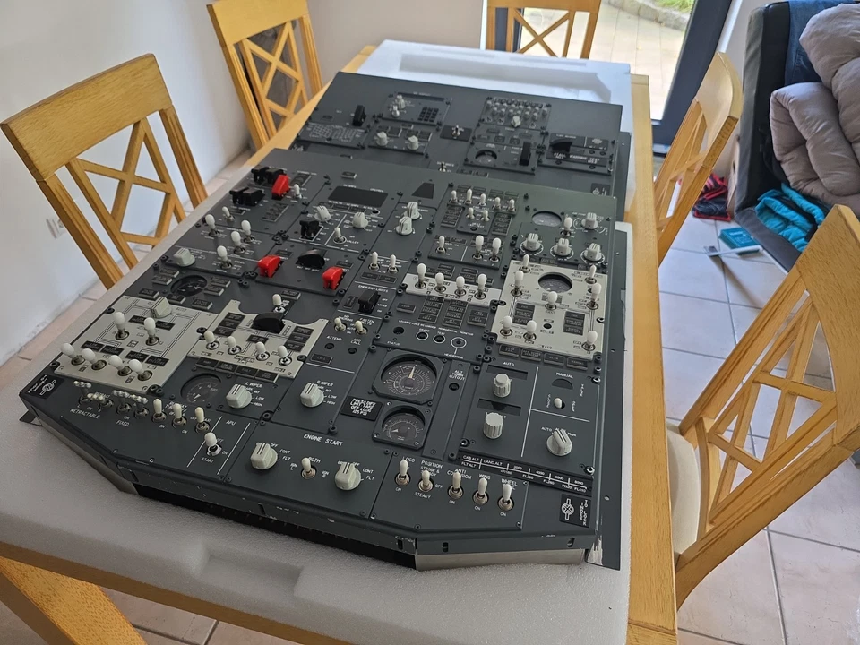 Boeing 737 NG Overhead Panel FWD AFT Cockpitsonic Homecockpit Simulator - Bild 2 von 4