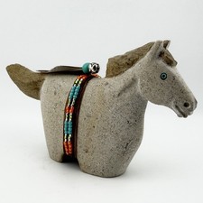 Navajo Stone Horse Fetish Native American Art By Harold Davidson