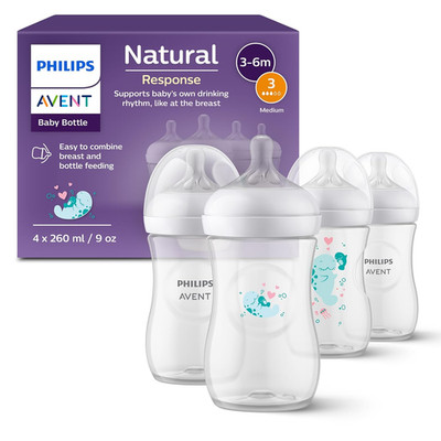 Philips AVENT Natural Response Geschenkset Für Babys: 4 Natural Response Babyflä
