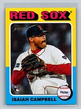 2024 Topps Herritage High Number #645 Isaiah Campbell RC MLB Boston Red Sox
