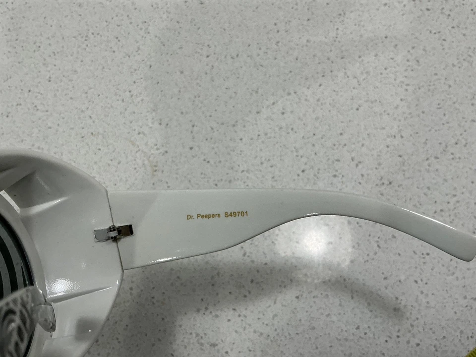 GAFAS BLANCAS DR. PEEPERS, WILLY WONKA CHARLIE CHOCOLATE ESTILO FÁBRICA ELEGANTE Foto 4 de 4