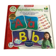 New - The Learning Journey Match It - Alphabet Memory - Ages 3-6  1 players