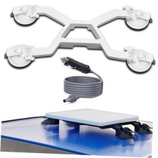 Starlink Mini Mount   Suction Cup Mount  Included 10ft Car Charger Cable white