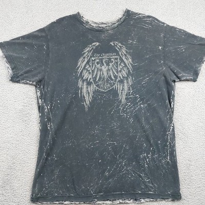 Vintage Y2K Affliction Mens Large Shirt  Grunge Reversible The Guardian