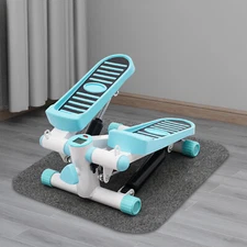 Home Office Exercise Fitness Stepper,Floor Standing Climber Machine w/ Mat