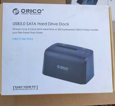 ORICO 2.5/3.5'' One Bay with Clone Function USB3.0 to SATA HDD Docking Station