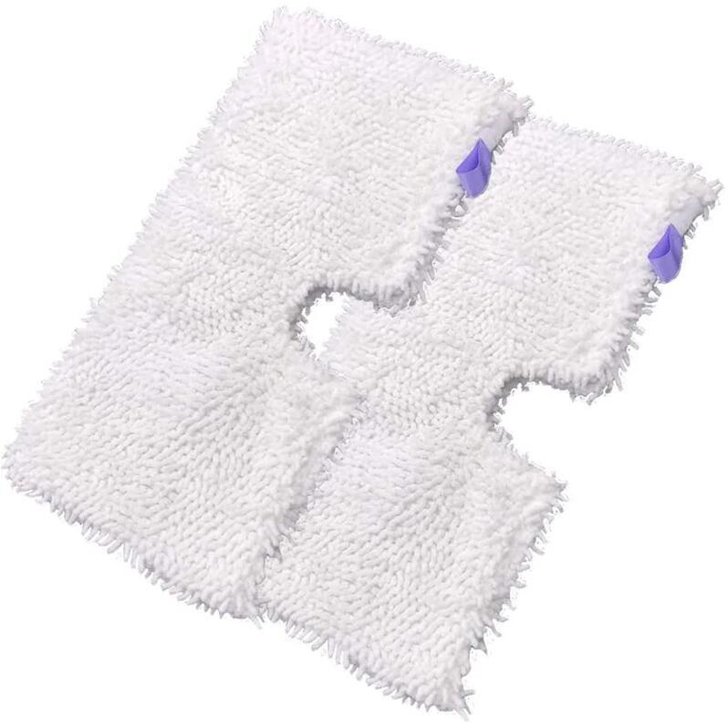2 x SHARK Pulitore a vapore in microfibra Coral Cleaning Pads S3501, S3601, S3901