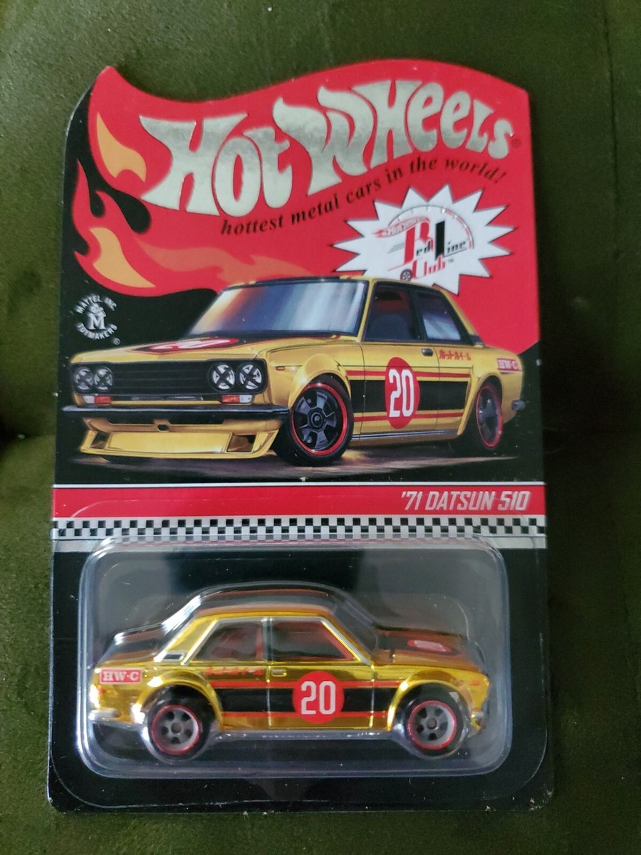 2020 Hot Wheels RLC Exclusive '71 Datsun 510 Gold #3439/15000 | eBay