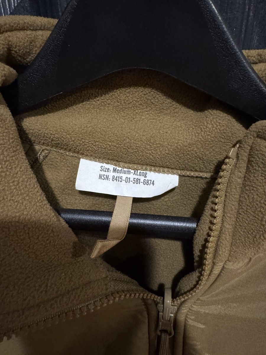 US Navy NWU Type II/III Working Uniform Medium XLong Parka Brown