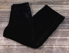 J Crew NWT Womens Pull On Peyton Velvet Cropped Pants 8 Black Lined AT575 F16