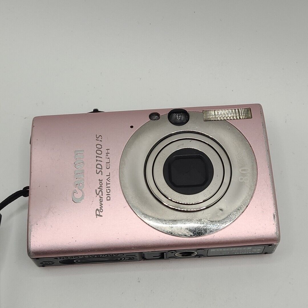 Canon Powershot SD1100IS Pink Digital Elph 8.0 MP AS IS Canon Powershot SD1100IS Pink Digital Elph 8.0 MP AS IS