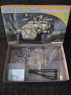 Sd.Kfz 251/7 Ausf. C mit 2,8cm sPzB 41 von Dragon im Maßstab 1:72 *NEU*