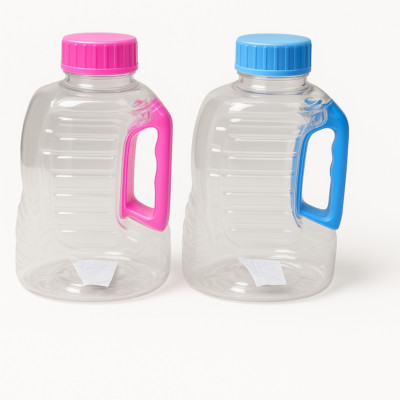 2 Pack  Assorted Colors Water Bottle Fridge  w/Handle Ideal For All 25oz/750ml