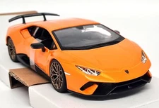 Maisto 1/24 Lamborghini Huracan Performante Orange Diecast Scale Model Car 