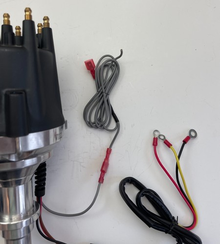 1966-1967 CADILLAC 429 SMALL CAP HEI DISTRIBUTOR + BLACK COIL + 8.5mm WIRES USA - Picture 10 of 18