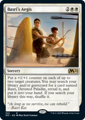 4x Basri's Aegis - Planeswalker Deck Exclusive NM-Mint, English Core Set 2021 MT