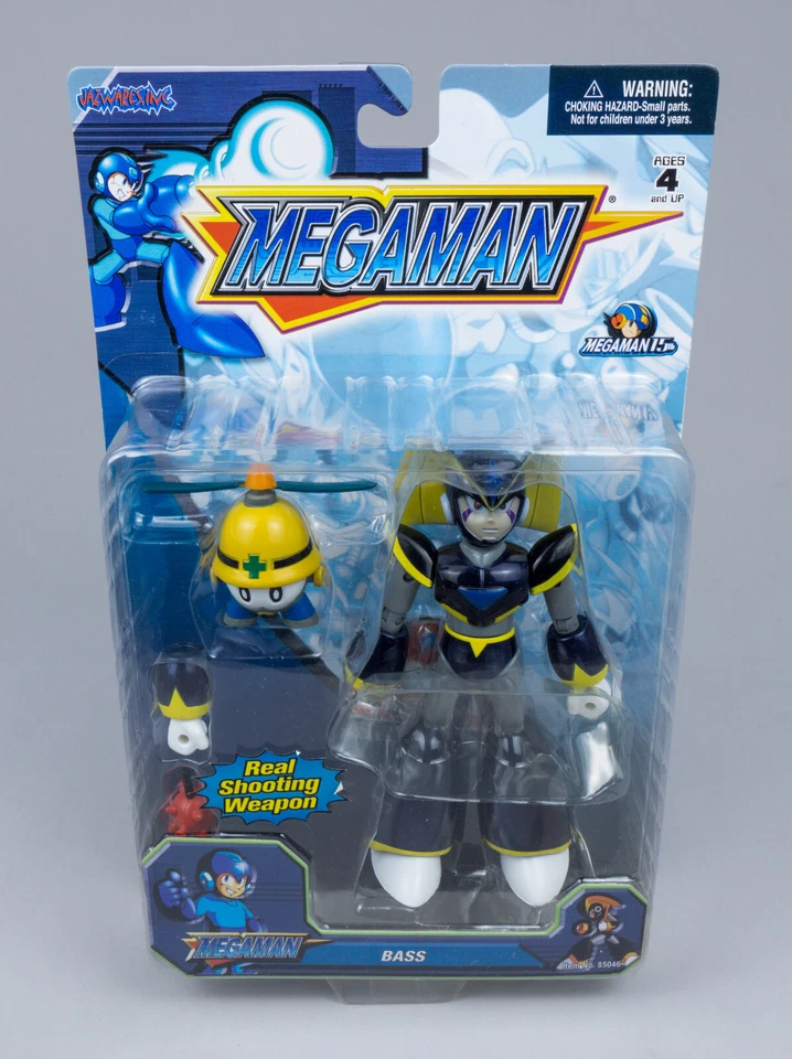 Capcom *Megaman 15th Bass* 2004 Jazwares Action Figur New / Neu - Bild 1 von 4