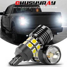 White 7440 7443 LED Back Up Reverse Light For RAM 1500 2500 3500 2020 2021 2022