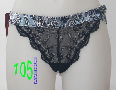 String Mini Lise Charmel - Noir Écume - Taille FR 2/3 (40/42 EUR) - Neuf Avec étiquettes